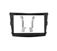 Panel Radio Coche Panel Estéreo 9 Pulgadas para SsangYong para Tivoli para LUVi 2015-2019 Fascia Arnés 16 Pines Cable Alimentación Marco Radio Android Coche(Only Frame)