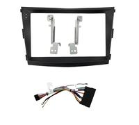 Panel Radio Coche Panel Estéreo 9 Pulgadas para SsangYong para Tivoli para LUVi 2015-2019 Fascia Arnés 16 Pines Cable Alimentación Marco Radio Android Coche(Frame Cable)
