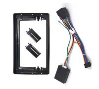 Panel Radio para Auto 9 Pulgadas Reproductor Android MP5 Marco Estéreo Unidad Principal 2 DIN Embellecedor para Tablero para FIAT para Bravo 198 2006-2016 POMPOMPUR(Frame an canbus)