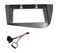 Panel radioeléctrico Arnés Cableado con Marco Panel Tablero 9 Pulgadas para Seat para Leon Mk2 1P 2005-2012 Adaptador Cable 16 Pines