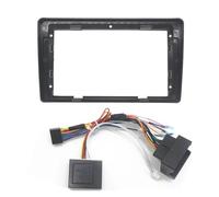 Panel radioeléctrico Fascia Radio 9" para VW para Passat B5 para Bora para Golf IV Panel Video Reproductor Audio Tablero 2 DIN Kit Montaje(Cable de Fascia canbus)