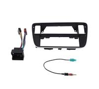 Panel radioeléctrico para Seat para MII 2012+ Marco Radio Panel Fascia Placa Single DIN Car Dash Kit Arnés Antena