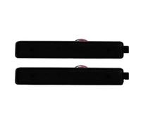 Panel reflectante trasero Compatible Con Chevrolet Para Trailblazer SS 2007 2008 2009 Reflector Parachoques Luz Parada Freno Trasero Lente Negra OEM: GM2830101 25805313
