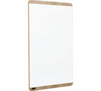 Panel rotulable NATURAL marco con aspecto de madera, panel blanco