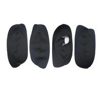 Panel Salida Aire Central Para Vw Para Passat B5 1998 1999 2000 2001 2002 2003 2004 2005 Panel Puerta Coche Reposabrazos Cubierta Cuero Microfibra Tapizado Estilo(Black)