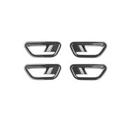 Panel Salida Aire Central Tiras Cubierta Volante Izquierda Molduras Interiores Fibra Carbono Con Veta Madera Embellecedor Manija Puerta Interior Para Kona Para SX2 2024( Carbon 1)