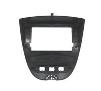 Panel Salpicadero Kit Radio Coche 7/9/10 Pulgadas Panel Frontal Unidad Principal DVD Cubierta Estéreo para Toyota para Aygo para Citroen C1 para Peugeot 107 2005-2014(10 Inch)