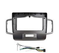 Panel Salpicadero Marco De Radio para Coche De 10,1 Pulgadas para Freed 2008-2014 Reproductor MP5 Android Unidad Principal 2DIN Cubierta De Tablero Estéreo(B with Cable)