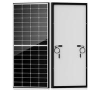 Panel solar, 350 W, tipo N, 12 V, tecnología BC, módulo solar monocristalino totalmente negro, fotovoltaico de 350 W, módulo fotovoltaico para baterías, barco, autocaravana, central eléctrica de