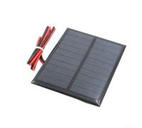 Panel solar 5V 1W Célula policristalina para proyectos científicos DIY - para fuente para kits de modelos 100 x 70 mm (1 unidad)