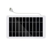 Panel solar - 6,18 x 3,7 x 0,07 in 2 W High-Efficiency, Monocrystalline Panel, 5 V USB Output Waterproof Sunlight Energy Solution, Marine Trailer Farm Travel Outdoor Boat | Camping Power Backup