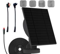 Panel solar actualizado de 6 W con batería recargable integrada de 5200 mAh, IP66, cable de 13 pies compatible con Blink XT, Blink XT2 y Blink New para exteriores/exteriores (3ª generación)/Blink