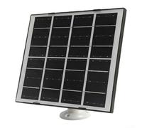 Panel solar ajustable de 7 W para puertas automáticas de pollo con base giratoria de cable de 9.8 pies y alta eficiencia 22 % de conversión (5 W-6 V)