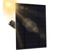 Panel solar - Cargador tipo C de 15 x 13 cm, 6 W, fuente de alimentación impermeable, placa de montaje ajustable, unidad de carga solar USB, práctica fuente de energía para timbres inteligentes, luces