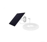 Panel solar CC resistente a la intemperie para uso en exteriores que alimenta tu anillo, para Arlo o para cámara Google de manera eficiente (Ring DC)