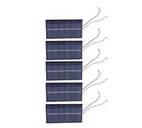 Panel solar con alambre de 3,0 V 220 MA, pegamento goteador, placa de placa de silicio policristalino, módulo de sistemas de placa de polisilicio, módulo de sistemas solares para fuentes de