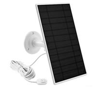 Panel solar con cable de 4 m, panel solar de 5 W, IP66 impermeable compatible con Arlo Pro 5S 2K/3/4 para Ultra 2 para cámaras Go 2