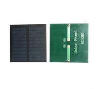 Panel solar de 0,45 W 5 V para electrónica de 3,7 V a 5 V, incluyendo sensores de luces de juguetes y aplicaciones solares de baja potencia (1 paquete)