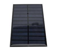 Panel solar de 1,6 W para carga portátil, 5,5 V, 290 Ma, celda solar para baterías de 3,7 V-5 V, módulo de polisilicio con tecnología de carga rápida para acampar al aire libre y dispositivos