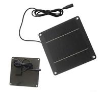 Panel solar de 12 V, 1 pieza monocristalina de 4 W para luces de jardín y dispositivos de baja potencia, resistente a la intemperie y eficiente para caminos y cobertizos