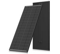 Panel solar de 130 W, 12 V/24 V, módulo fotovoltaico, tecnología SMBB, módulo solar monocristalino de alta eficiencia, panel solar de aluminio negro completo, ideal para Balcony Power Plant, Motorhome