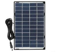 Panel solar de 15 W para luz de jardín para cargador al aire libre con polisilicio de alta conversión soporta dispositivos de baja potencia erosión avanzada resistencia a la intemperie