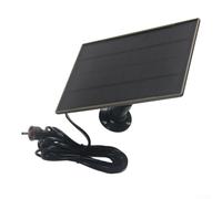 Panel solar de 3 W con batería de 6000 mAh, kit de cargador solar IP66 impermeable para cámaras de seguridad alimentadas por batería, USB-C/DC
