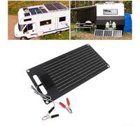 Panel solar de 40 W con revestimiento de resina epoxi, ligero y portátil, perfecto para uso en exteriores e interiores