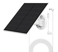 Panel solar de 5 W compatible con anillo y cámaras con cable de carga de 4 m para un fácil acceso a la energía