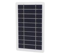 Panel solar de 5 W con toma de CC monocristalina para radio de ordenador portátil, cargador de panel solar portátil, panel de carga solar eficiente y duradero para viajes al aire libre y camping, #811