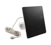 Panel solar de 5 W para Arlo Pro 4 3 Floodlight Ultra 2 monocristalino de silicona IP66 nominal 4M cable de carga de vigilancia de jardín