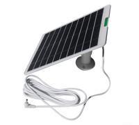 Panel solar de 5 W para cámaras Arlo, placa de carga monocristalina compatible con Arlo Pro 4/For Ultra 2/Pro 3/5S, suministro de energía exterior resistente a la intemperie para sistema de seguridad