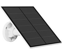Panel Solar de 5W para Cámara de Seguridad, Paneles Solares Monocristalinos para Cámara de Batería Recargable al Aire Libre DC 5V, Paneles Solares con micro USB y puerto USB-C