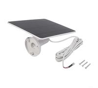 Panel solar de 6 W, cable de carga de 5 V de 10 pies para timbre de video 2/3/3+/4/5 monocristalino impermeable IP66 uso eficiente al aire libre