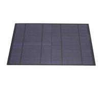 Panel Solar de 6V y 10W, placa de cargador Solar de silicio policristalino de 1660mA para Camping, senderismo, montañismo, potencia suficiente resistente a la deformación