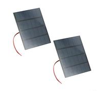 Panel solar de alta eficiencia de 1 5 W con cable adecuado para pequeñas necesidades eléctricas (2 unidades)