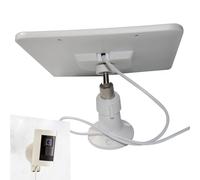 Panel solar de cámara con función de carga rápida con fijación resistente a | Cargador USB de 20 W para cámaras de vigilancia para entrada de casa, patio, entrada, jardín, obra, garaje