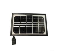 Panel solar de silicio monocristalino de 5 V 1,8 W, con puerto USB hembra para ventiladores pequeños, lámparas LED, módulo de carga compacto para exteriores con 18% de eficiencia de conversión y diodo