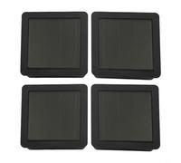Panel solar de silicona amorfo de repuesto para linternas solares cuadradas con 7,1 x 7,1 cm (4 unidades)