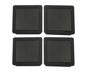Panel solar de silicona amorfo de repuesto para linternas solares cuadradas con 7,1 x 7,1 cm (4 unidades)