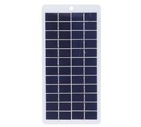 Panel solar de silicona policristalina 5W 12V Cargador de panel solar portátil de transmisión de alta luz para iluminación de la calle