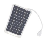 Panel solar de silicona resistente de 5 W y 5 V para fuente de alimentación alta mientras viajas al aire libre, panel solar USB