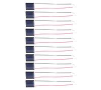Panel solar epoxi de polisilicio, 1 V, 85 MA, panel solar con alambre que gotea pegamentos, accesorios de alimentación, fácil de usar con alambre