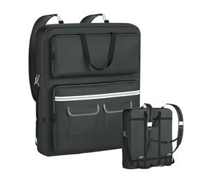 Panel Solar Equipaje De Transporte - Organizador De Panel Acolchado, Bolsa Al Aire Libre Del Panel Solar | Bolsa De Almacenamiento De Doble Capa De Doble Capa, Protector Pesado Con Correa Ajustable