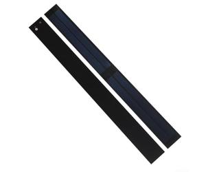 Panel Solar Flexible 0.6W 6V Silicio Amorfo Celda de Película Delgada Rodable para DIY Jardín Luces para Exterior Energía Reino Unido