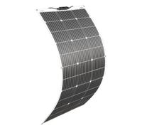 Panel Solar Flexible 100W 18V Placa Solar Flexible cargador Solar Monocristalino para sistema fuera de la red/sistema insular/central eléctrica portátil/batería/barco/coche/techo/camping