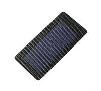 Panel solar flexible de 0,3 W 2 V, celda de película delgada de silicona amorfa flexible para proyectos de bricolaje, fuente de alimentación portátil para electrónica pequeña, color negro, 12 x 6 cm