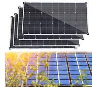 Panel solar flexible de 200 W/800 W, kit de sistema solar, batería de módulo fotovoltaico, cargador de batería solar de 18 V con controlador de 40 A para caravanas domésticas aisladas de la red, cua