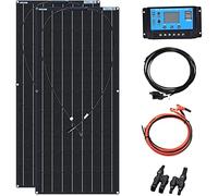 Panel solar flexible monocristalino ETFE fotovoltaico para caravanas fuera de la red, caravana, barco, techo, camping en superficies irregulares