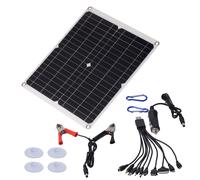 Panel solar flexible monocristalino, panel solar plegable portátil para aventuras al aire libre y situaciones de emergencia, cargador solar